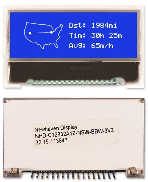 NHD-C12832A1Z-NSW-BBW-3V3